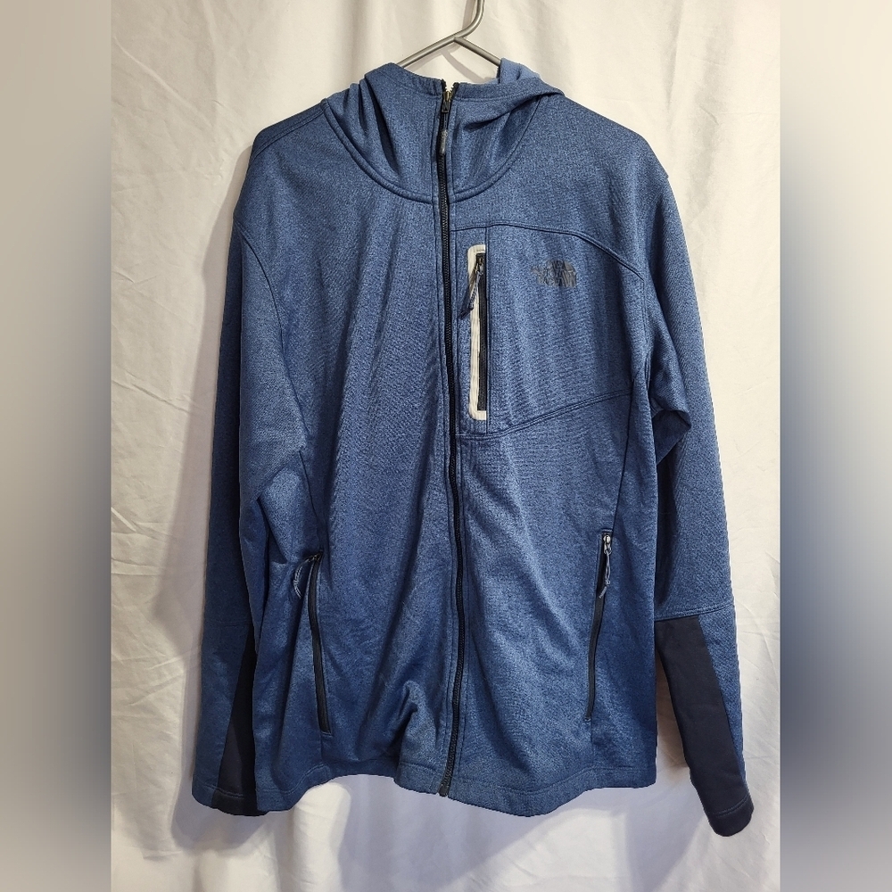 The North Face Men's Blue Full-Zip Jacket, Size XL